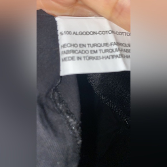 D Square Black & Gold Blouse - Satin Details, Zipper Front - Picture 3 of 10